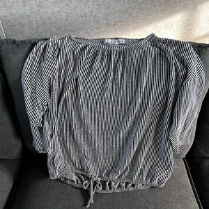 Black and white strip